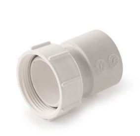 Female Waste Adapter White Waste, Solvent Weld