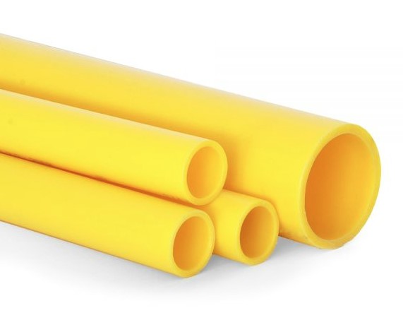 Yellow PE 80 SDR11 63mm Priced Per 6 Metre Lengths