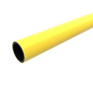 Yellow PE100/80 Gas pipe SDR17.6 90mm (OD)/125mm (OD) /180mm (OD) - Priced Per 6 Metre Lengths