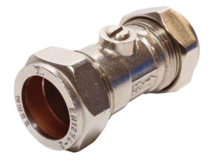 Albion Chrome Comp Service Ball Valve ART 18