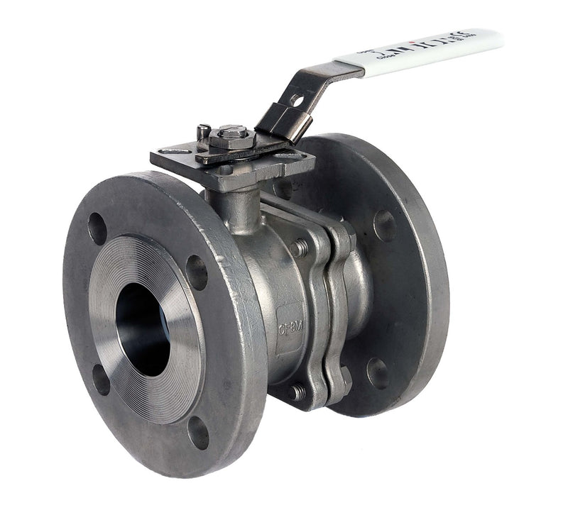 Albion Stainless Steel 2 Piece Ball Valve Flanged PN16 ART 926