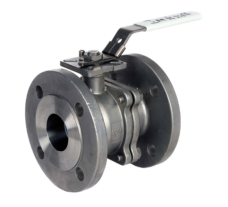 Albion 1/2 - 6" Stainless Steel 2 Piece Ball Valve Flanged PN16 ART 926