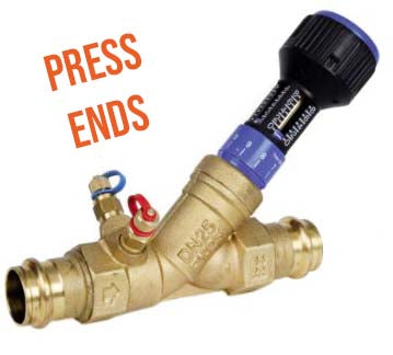 Valve with Press Ends - ART 25