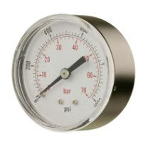 Dial 0-100 Psi Back Entry Gauge