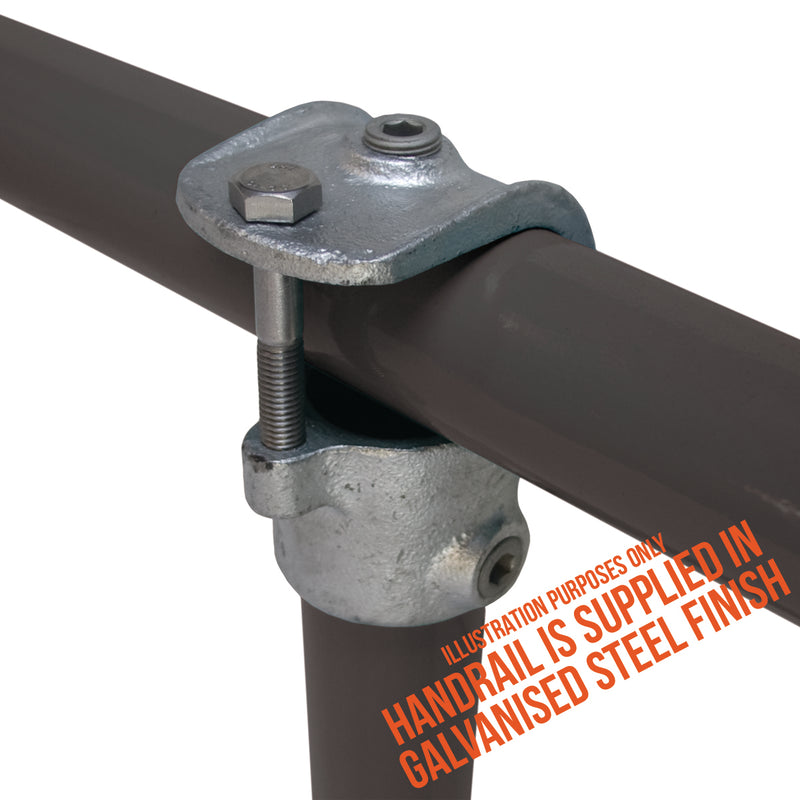 C41.135 Clamp on Tee - Handrail Fitting