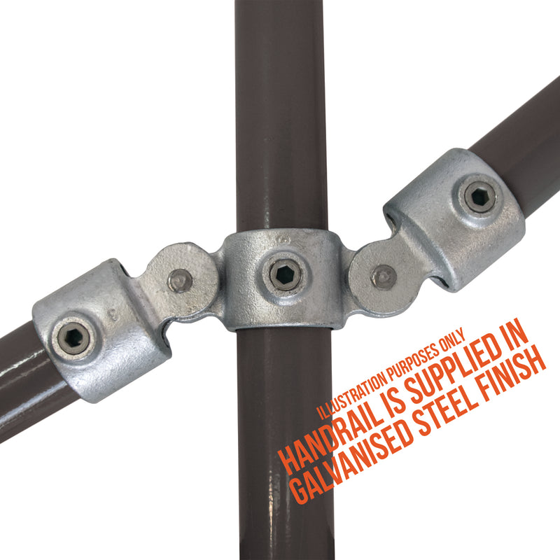 C47.167 Double Swivel Combination - Handrail Fitting