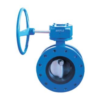 300mm Cast Iron Double Flanged PN16 Butterfly Valve