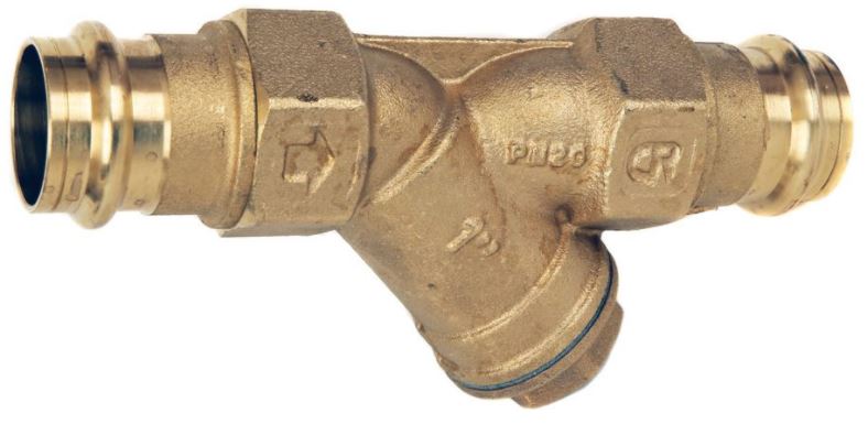 Albion 15-54mm DZR Brass Y Type PN20 Strainer Valve with Press Ends - ART 198