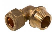 Brass Compression Male Stud Elbow
