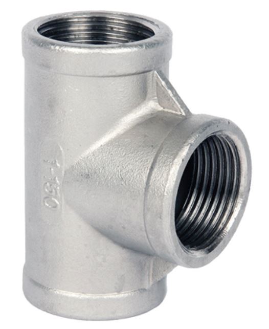 BSP Stainless Threaded Equal Tee Grade 316