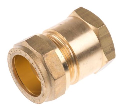 Brass Female BSP Compression Coupling