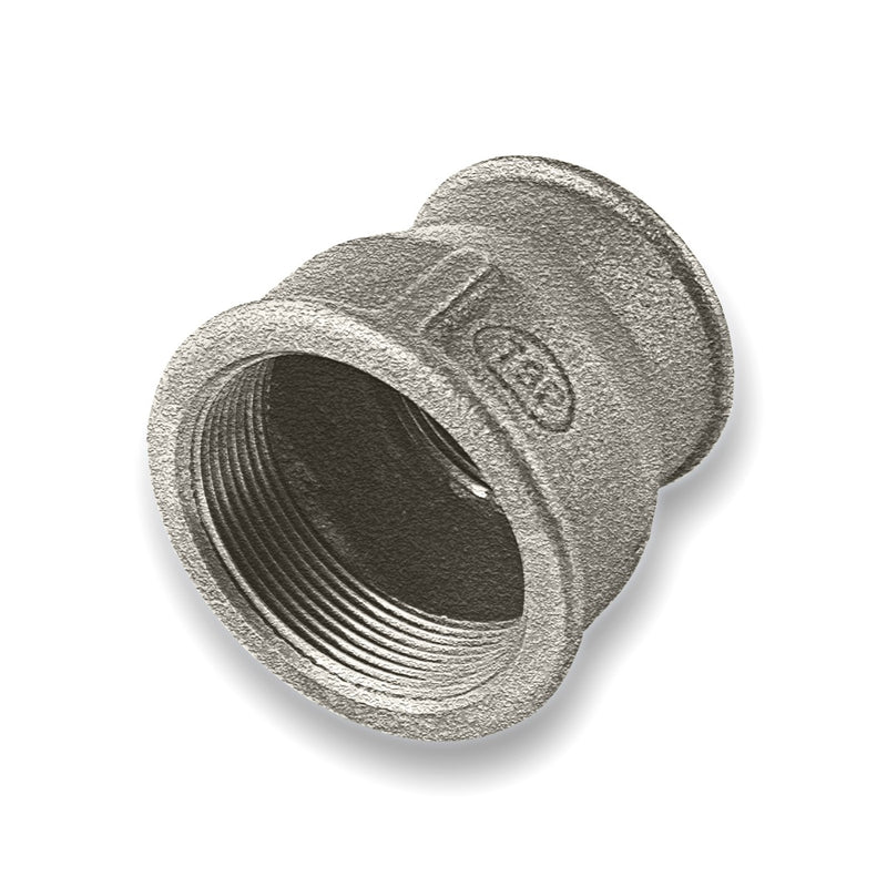 3/8 - 4" Galvanised Malleable Iron Reducing Socket Fitting