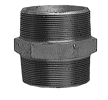 1/4 x 1/8" - 3" Galvanised Heavy Weight Hex Nipple EN10241