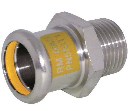 Stainless Steel Gas Press - Fit Male Adapter