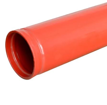 Grooved Half Random Red Medium Tube