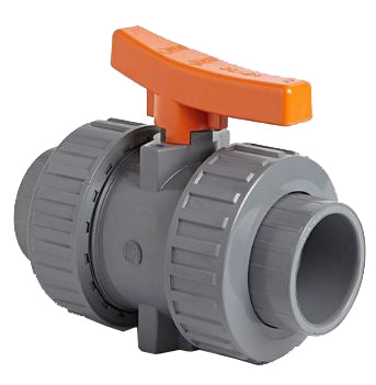 Comer 1/2" - 3" ABS Industrial Double Union Ball Valve