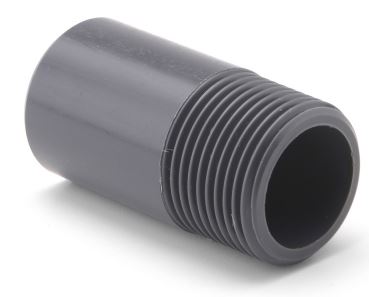 PVC Threaded Barrel Nipple Plain Threaded