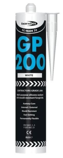 Silicone Sealant GP200 - White Finish