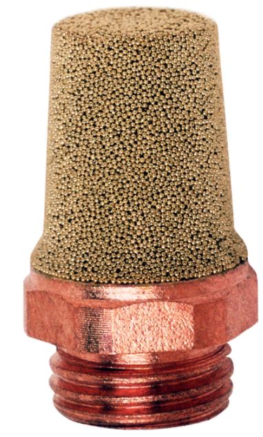 1/8" - 1/2" Sintered Bronze Silencer BSP