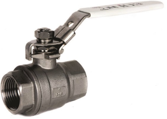 Albion 1/4 - 3" Stainless Steel 2 Piece Ball Valve ART 902