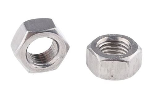 Stainless Steel Full Nuts M6 to M24