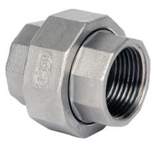 150lb BSP Stainless Threaded Conical Seat (FxF) Union Grade 316