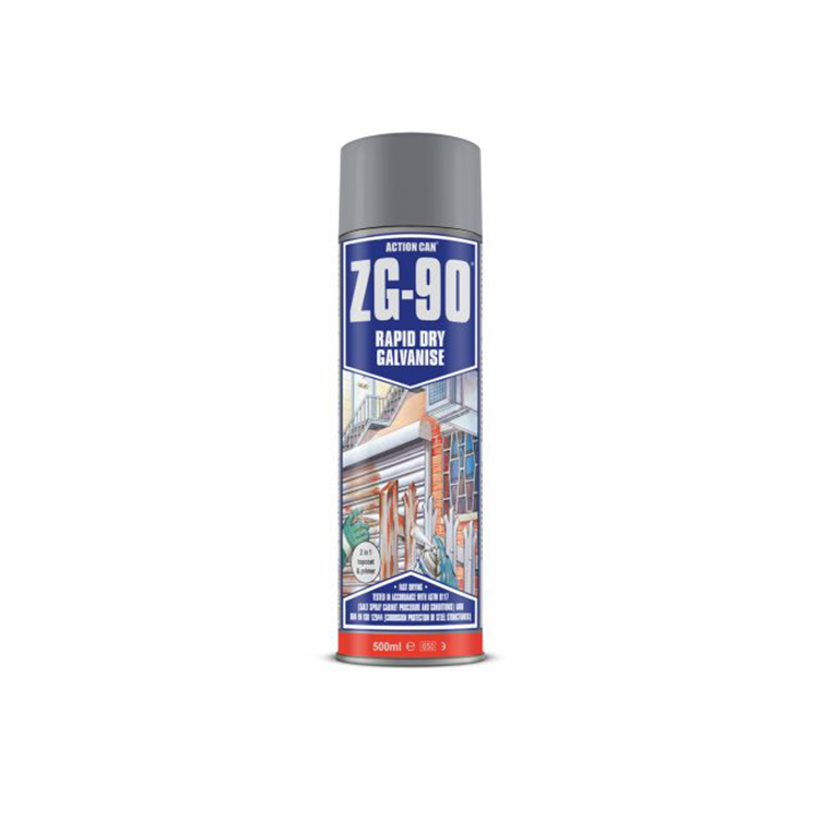 ZG90 Bright Zinc Galvanising Spray 500ml